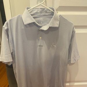Rhoback Striped Polo- Size Small